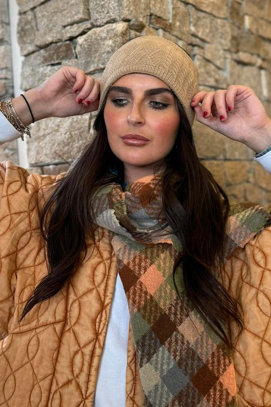 Balmoral Stretch Knit Headband Oatmeal /20=